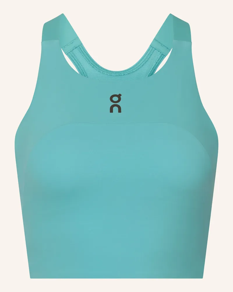 ON Cropped-Top Performance blau Türkis