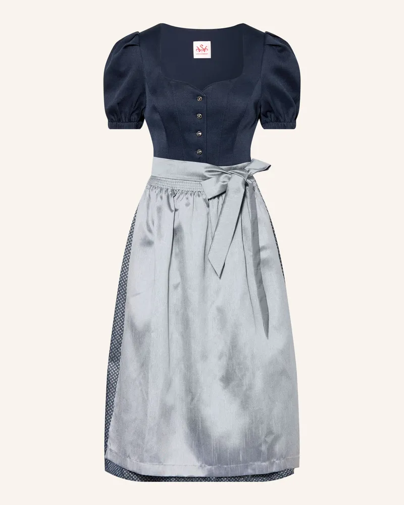 Spieth & Wensky Dirndl Hallein blau Dunkelblau