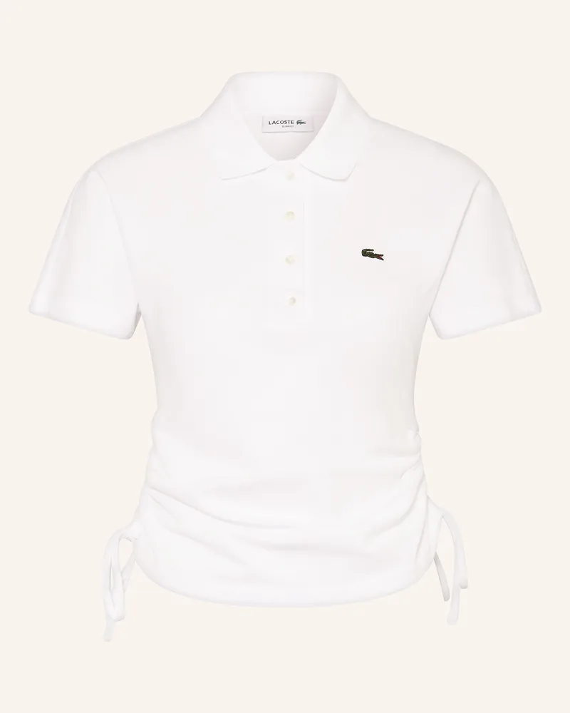 Lacoste Piqué-Poloshirt Weiss