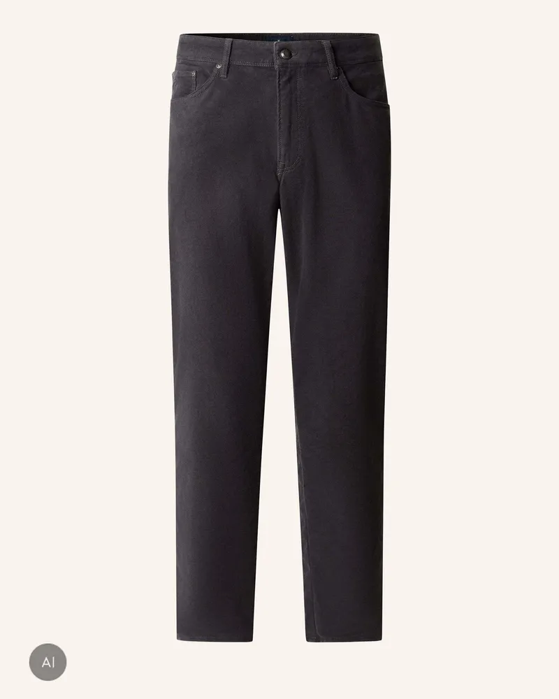 Hackett Jogginghose Moleskin 5pkt grau Dunkelgrau