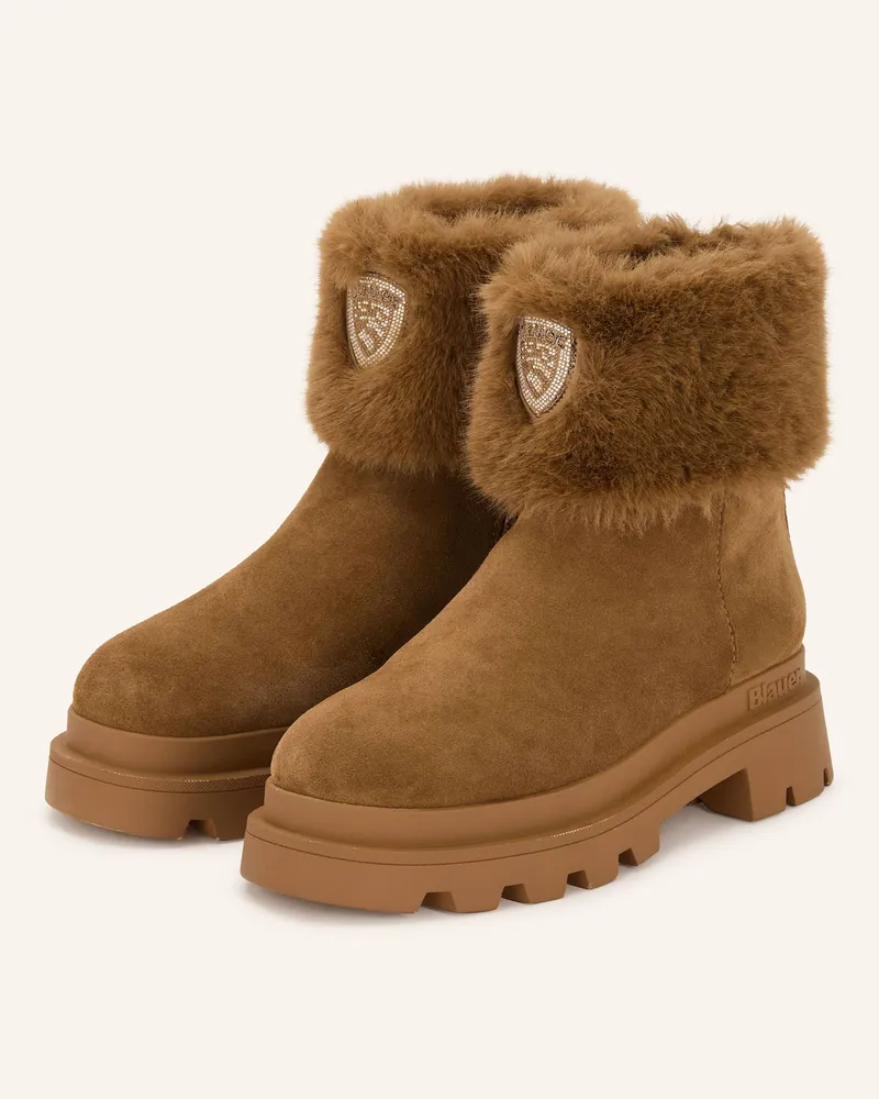 Blauer Stiefel KIMMEL10 Cognac