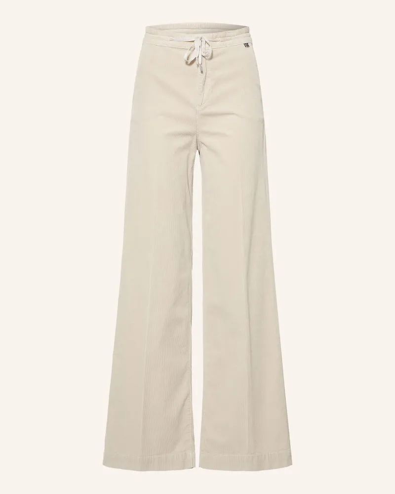 Marc Cain Marlenehose Warri Aus Cord weiss 182