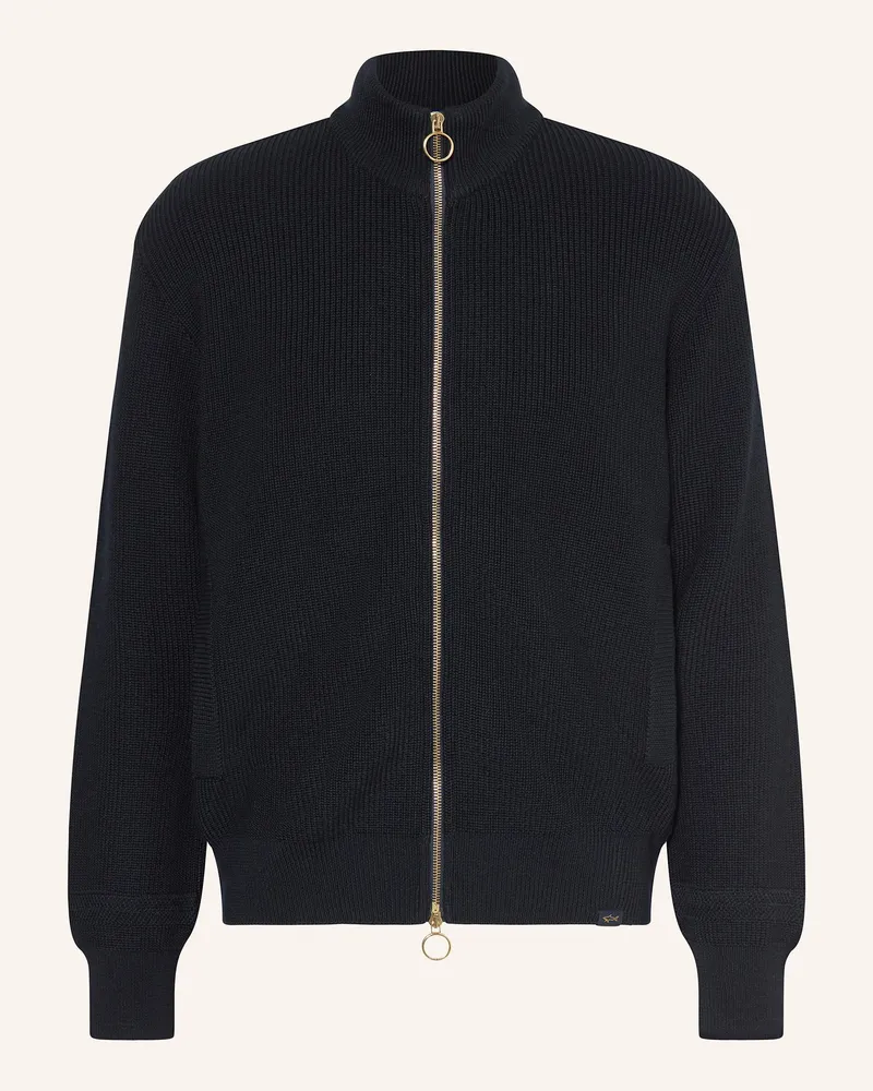 Paul & Shark Strickjacke Dunkelblau