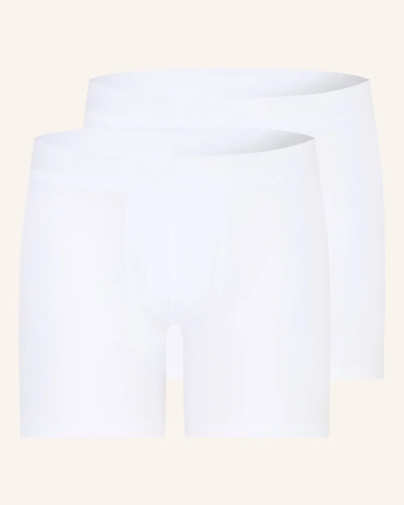 Odlo 2er-Pack Funktionswäsche-Boxershorts Active Light weiss Weiss