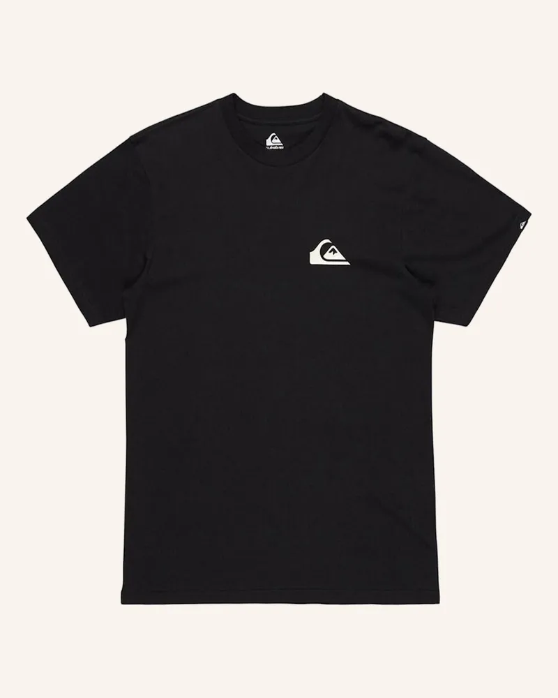 Quiksilver T-Shirt Ev Mini Logo schwarz Schwarz