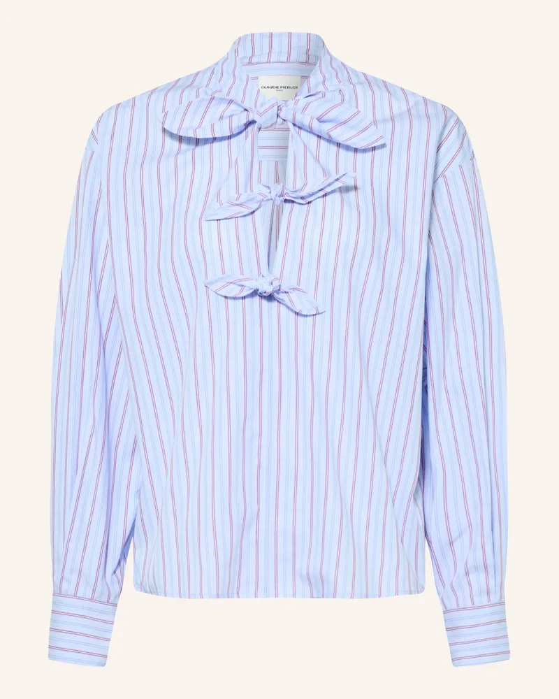 Claudie Pierlot Blusenshirt beige Hellblau