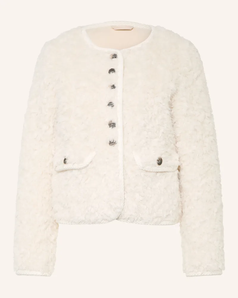 lilienfels Kunstfell-Jacke weiss Creme