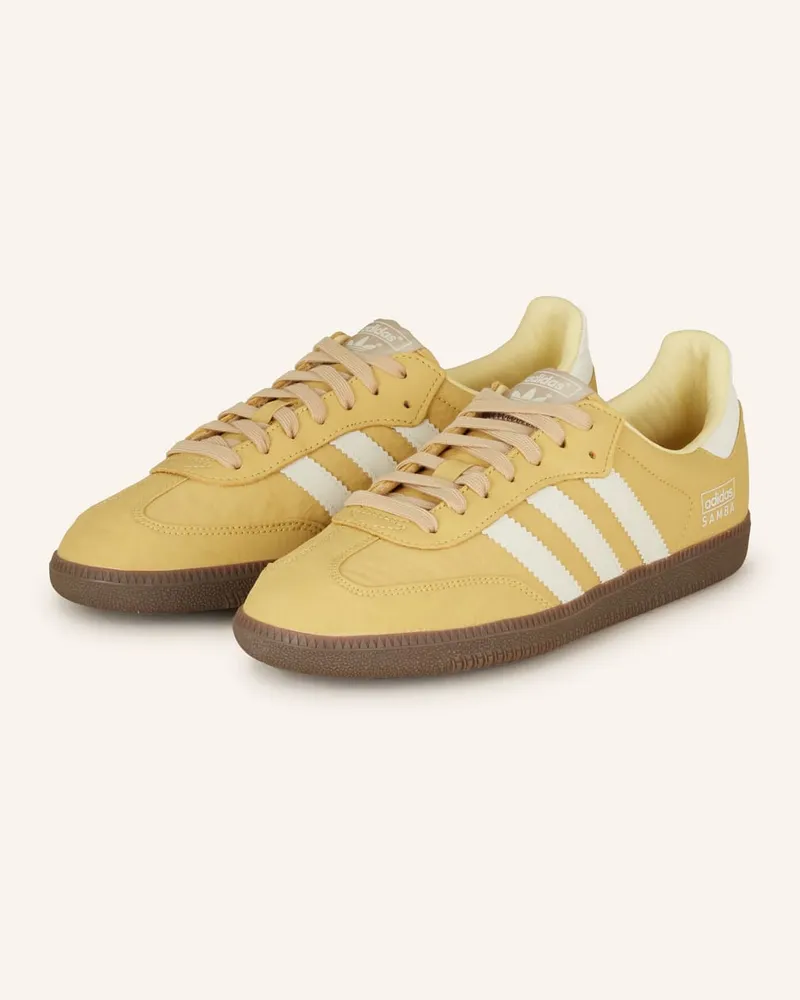 adidas Sneaker SAMBA OG - DUNKELGELB/ WEISS Gelb