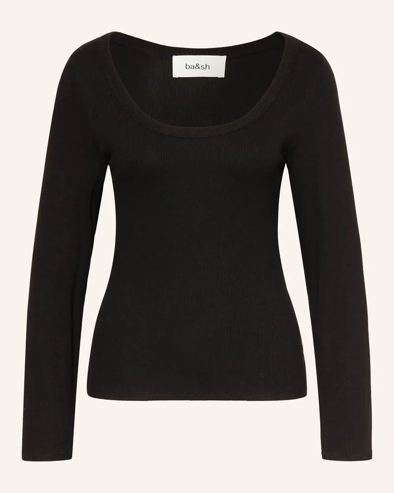 ba&sh Longsleeve Luisa schwarz Schwarz