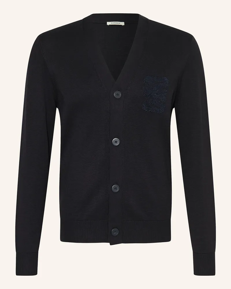 Sandro Strickjacke Dunkelblau