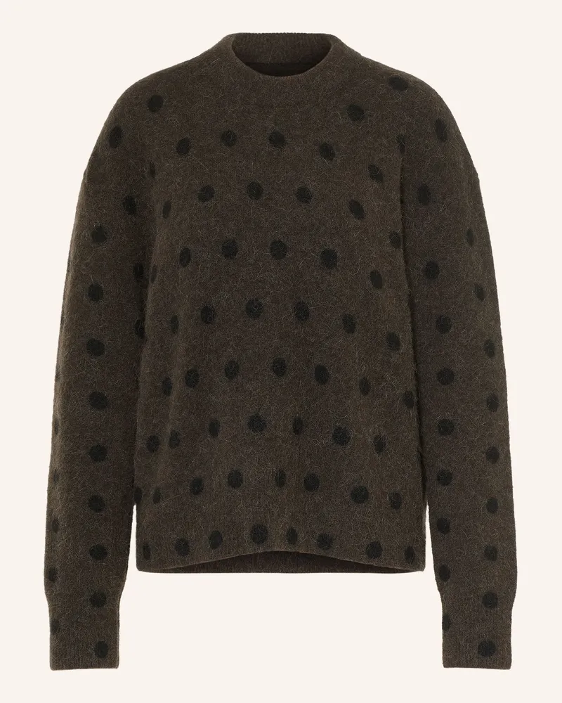Samsøe & Samsøe Pullover Anour Mit Merinowolle Und Alpaka braun Dunkelbraun