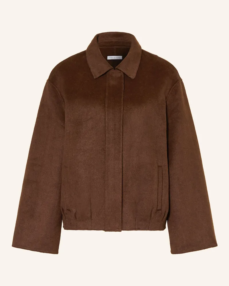 Mrs & HUGS Jacke braun Braun