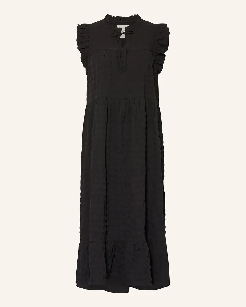 Part Two Kleid Gimalinapw Mit Rüschen schwarz Schwarz