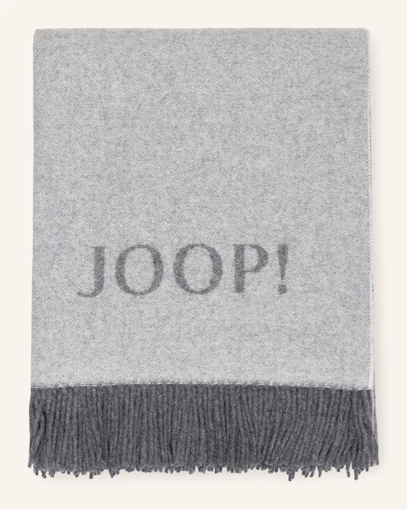 JOOP! Plaid Fine Doubleface grau Hellgrau