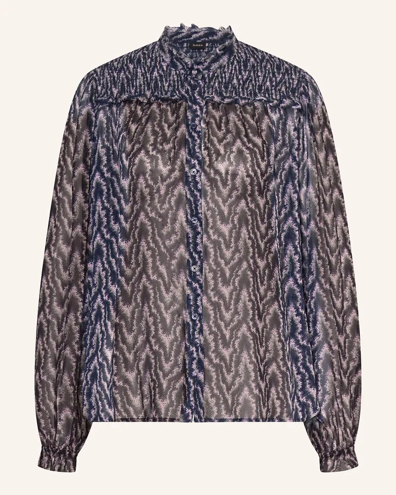 HUGO BOSS Bluse BENVYLLA Dunkelblau