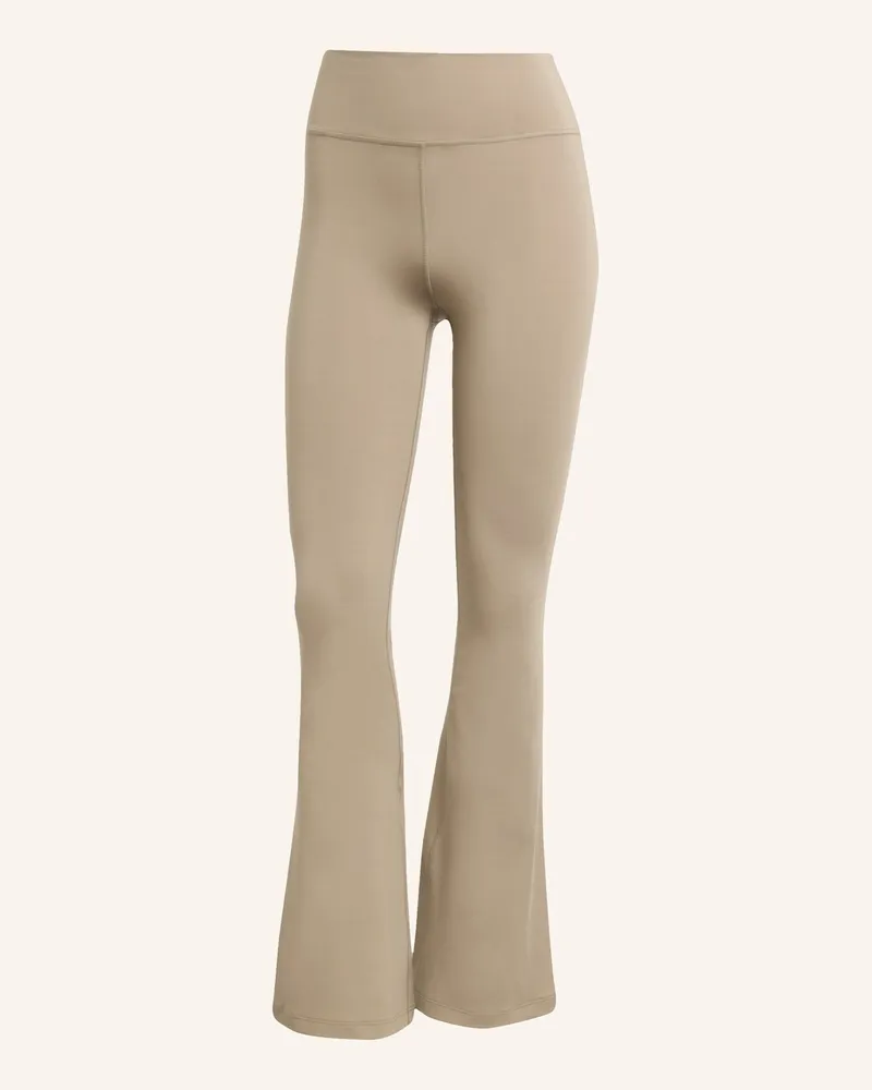 adidas ALL ME ESSENTIALS FLARE LEGGINGS Braun