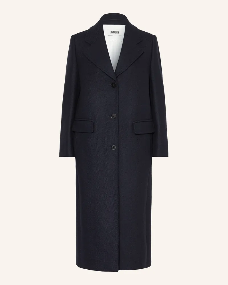 Drykorn Wollmantel Aisby blau Dunkelblau