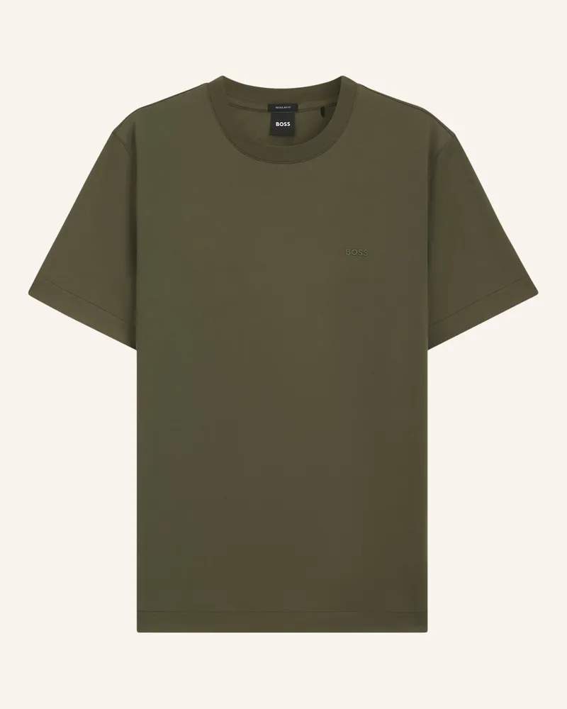 HUGO BOSS T-Shirt Thompson 01 Regular Fit gruen 