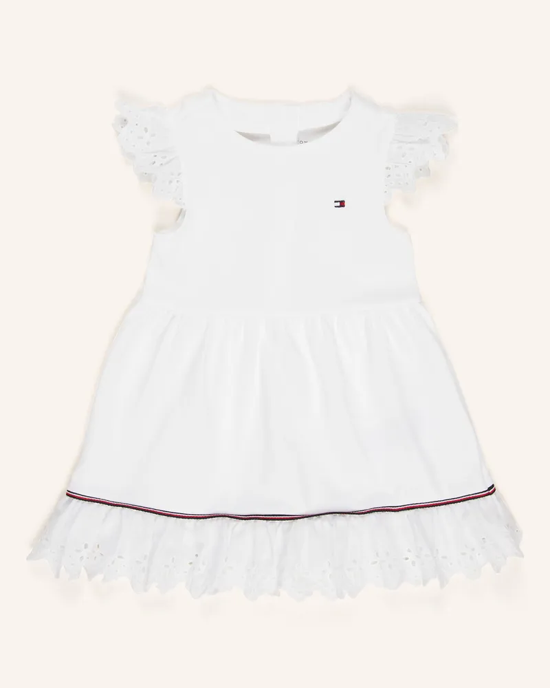 Tommy Hilfiger Kleid aus Lochspitze Weiss