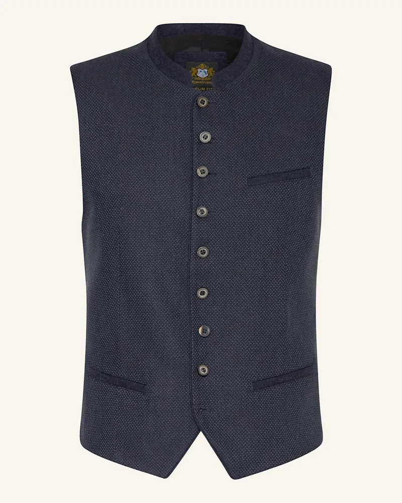 Hammerschmid Trachtenweste RUDI Slim Fit Blau