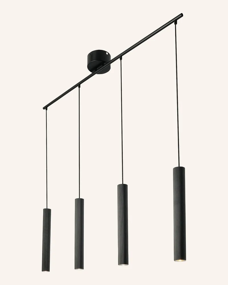 NORDLUX Pendelleuchte Vico 4-Rail schwarz Schwarz