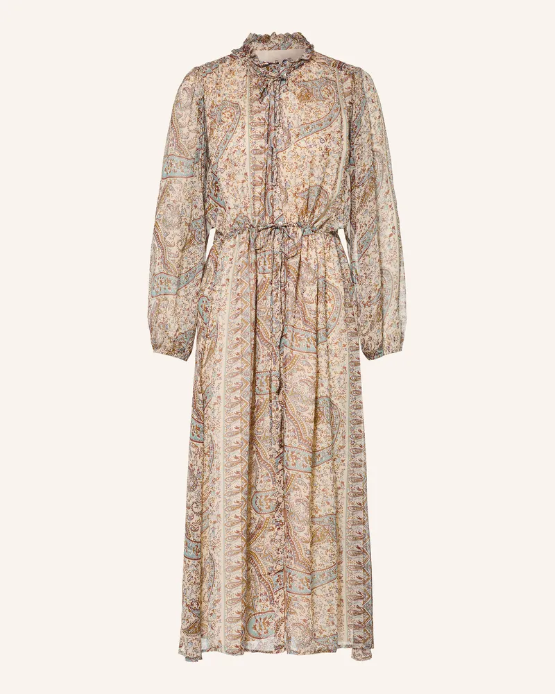 ba&sh Kleid Ciahara Mit Rüschen blau Türkis