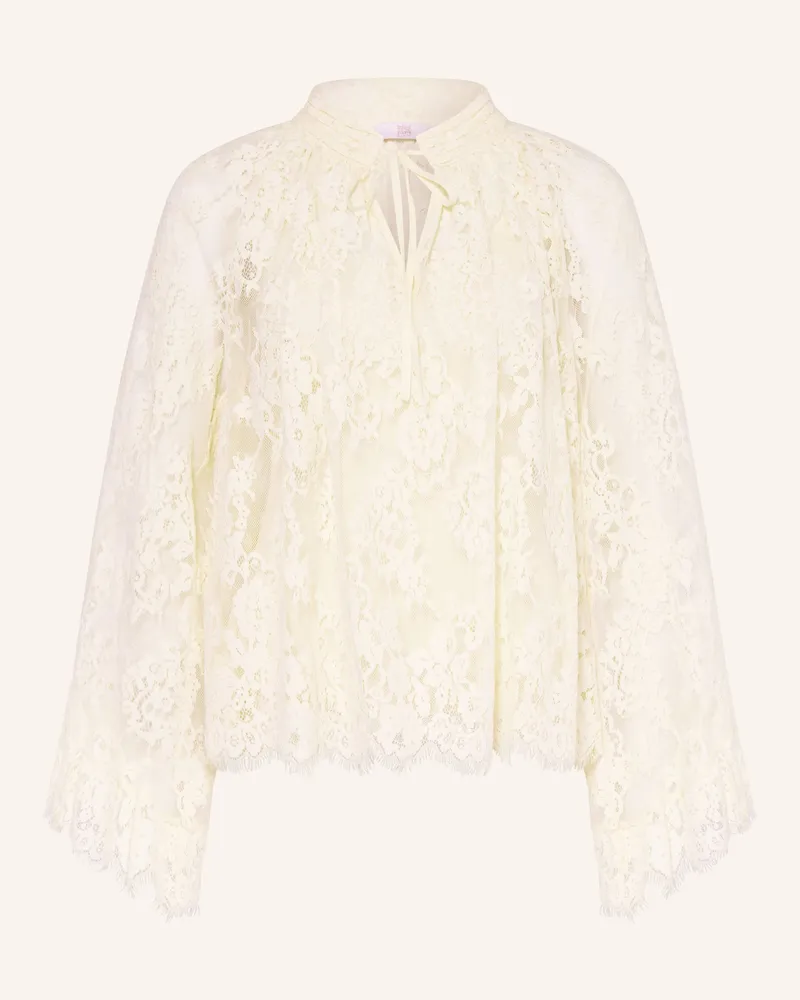 Riani Blusenshirt Aus Spitze weiss Creme