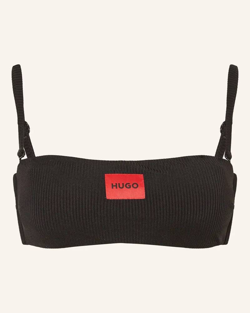 HUGO BOSS Bandeau-Bikini-Top RED LABEL Schwarz