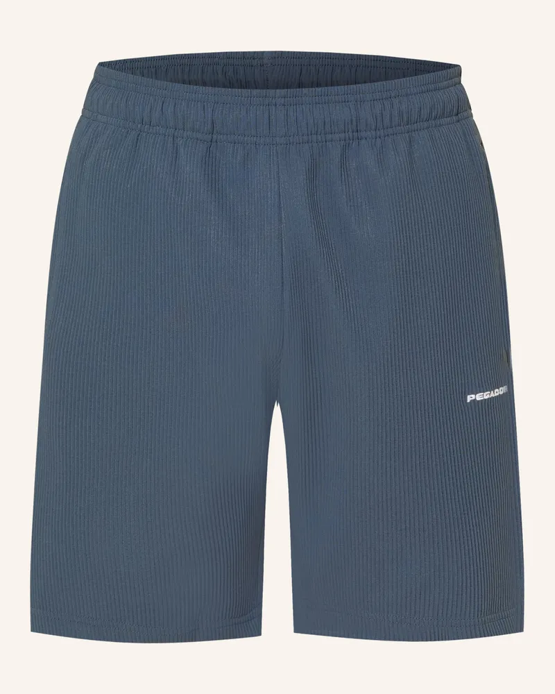 PEGADOR Plisseeshorts TROY Dunkelblau