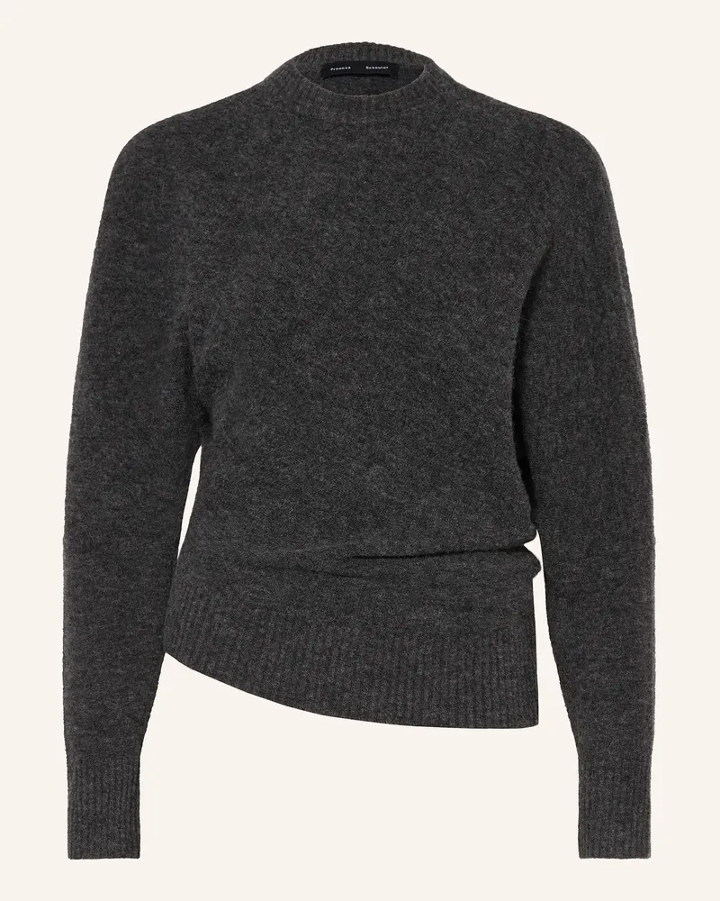 Proenza Schouler Pullover Abie grau Dunkelgrau