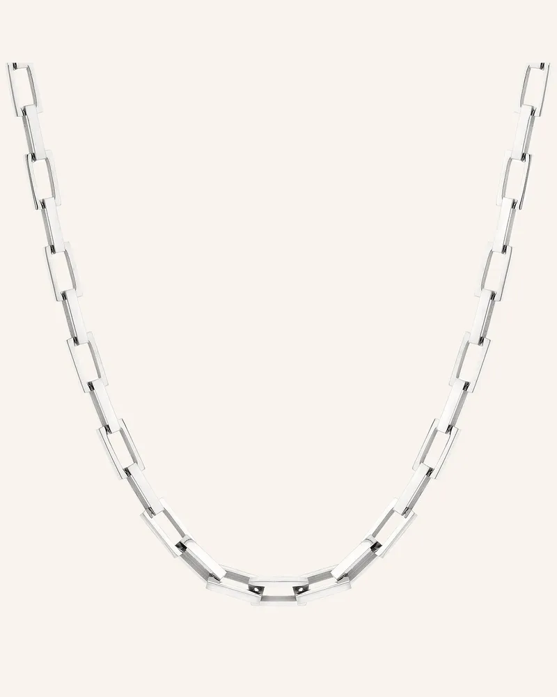 Liebeskind Halskette  Aus  Edelstahl silber Silber
