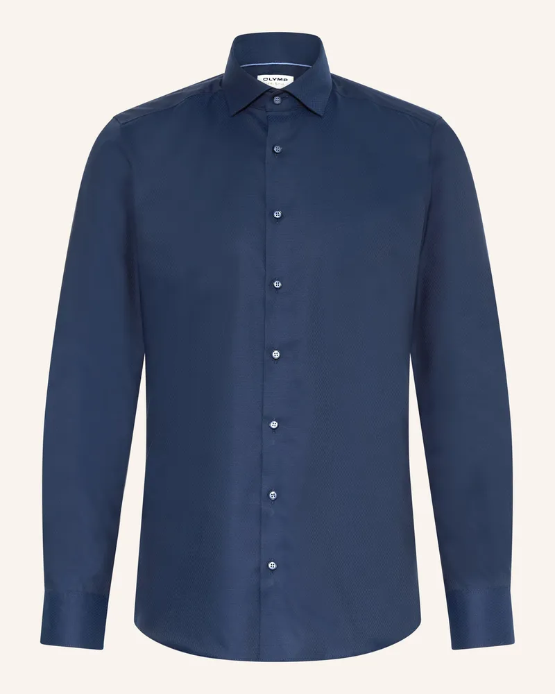Olymp Hemd Body Fit blau Dunkelblau