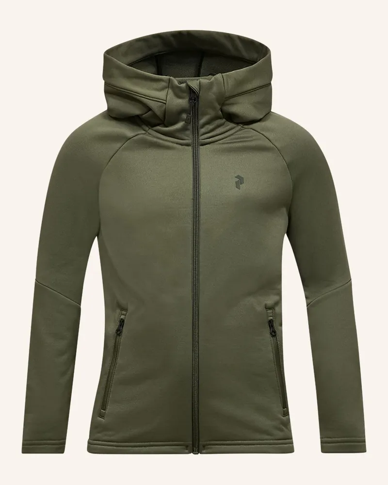 Peak Performance Fleecejacke Oliv