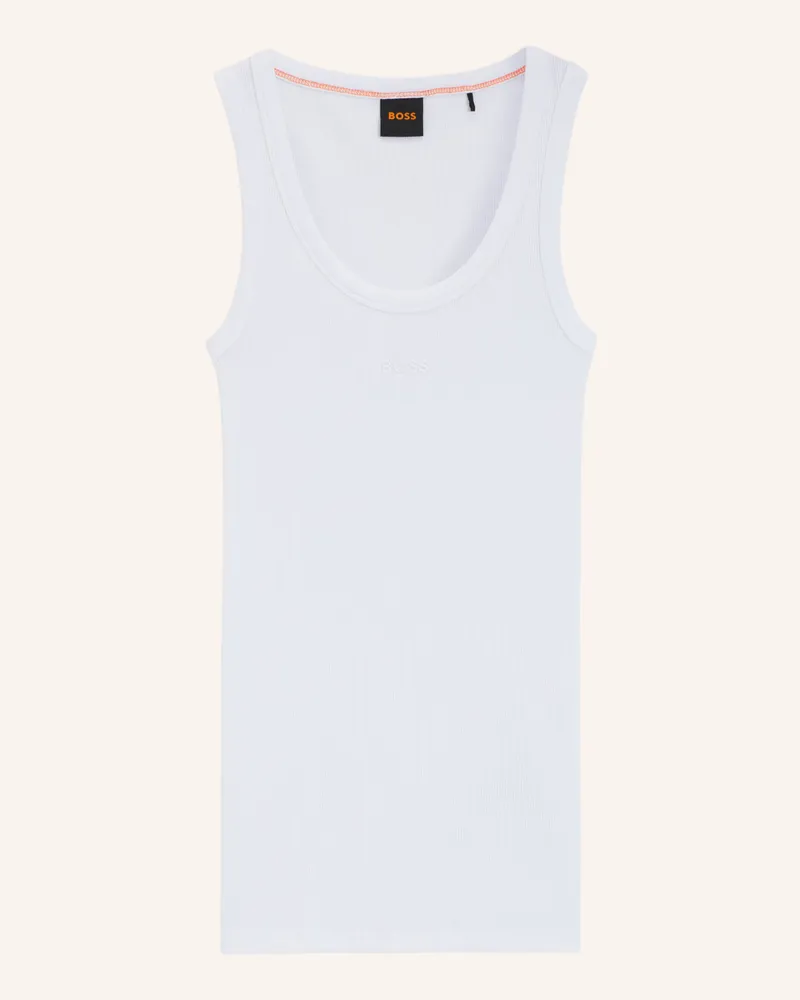HUGO BOSS Casual Top C_EMATITE Slim Fit Weiss