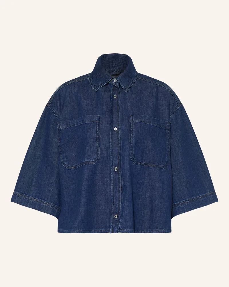 Max Mara Jeansbluse Zannata blau 001