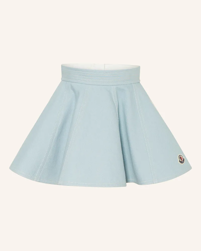 Moncler Jeansrock blau Hellblau