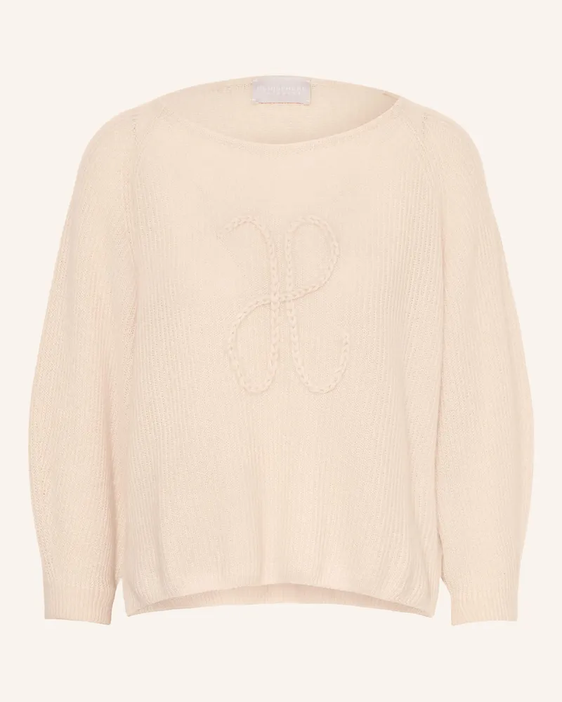 hemisphere Pullover Mit Cashmere Und 3/4-Arm beige Beige