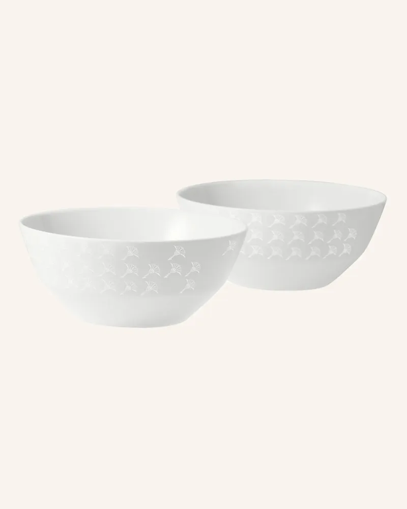 JOOP! 2er-Set Schalen FADED CORNFLOWER Weiss