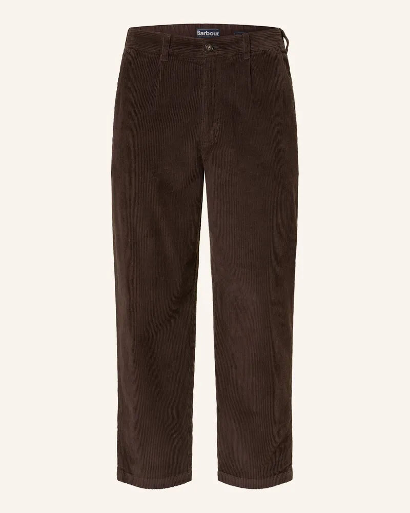 Barbour Cordchino Stretch braun Dunkelbraun