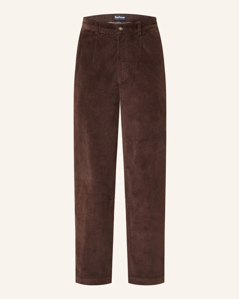 Barbour Cordchino Stretch braun Dunkelbraun