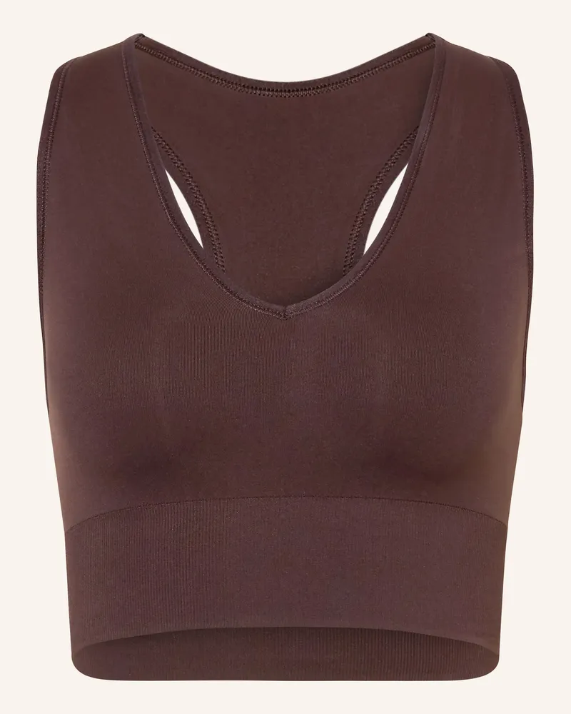 Sweaty Betty Sport-Bh Stamina Soft Touch braun Dunkelbraun