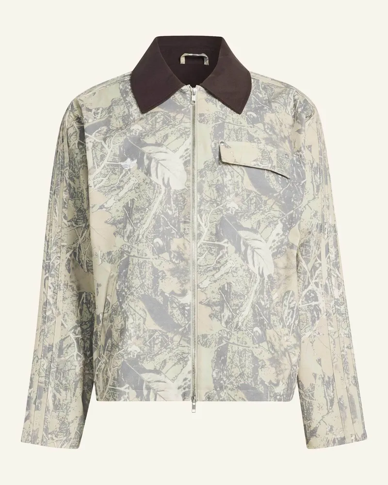 adidas ORIGINALS WORKWEAR CANVAS-JACKE Grau