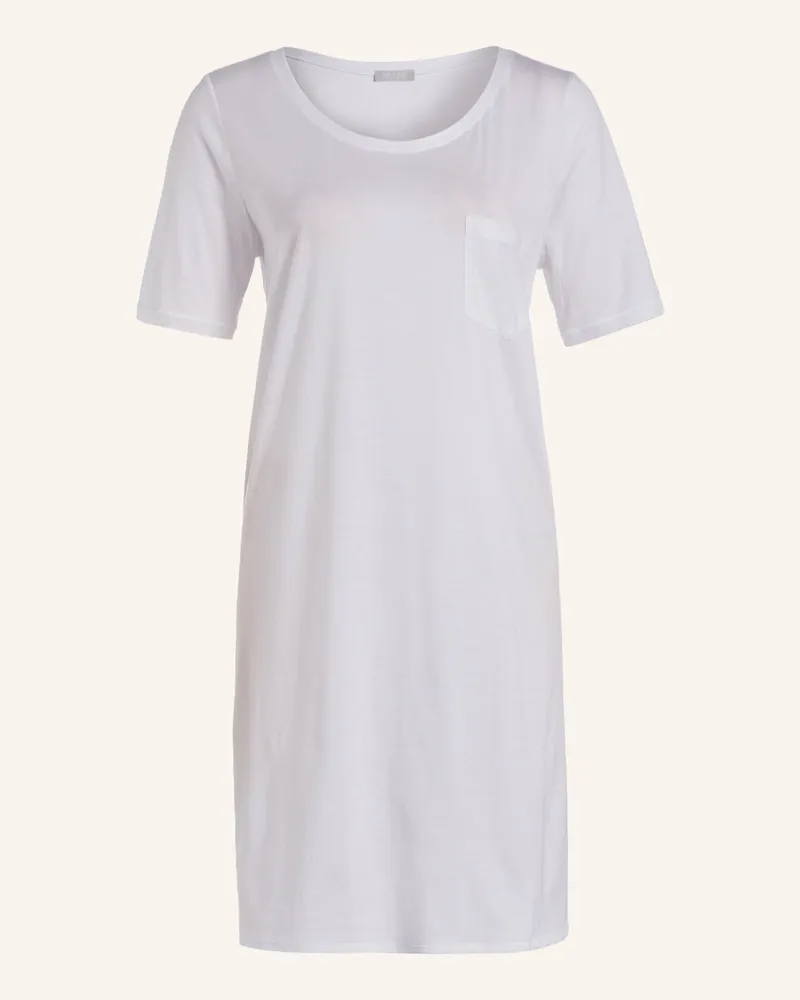 Hanro Nachthemd Cotton Deluxe weiss Weiss