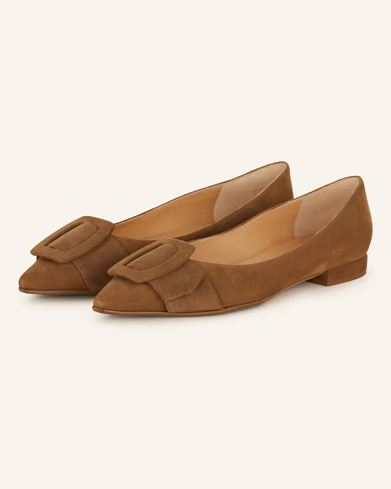 Unützer Ballerinas braun Hellbraun