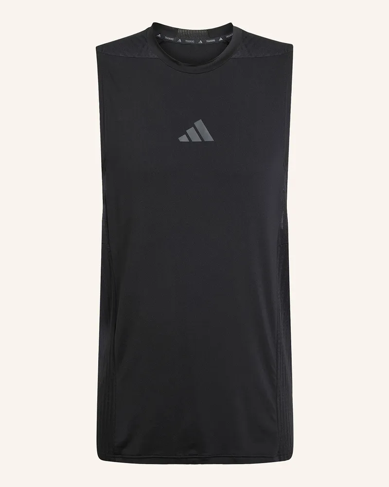 adidas Tanktop D4T INTENSITY Schwarz
