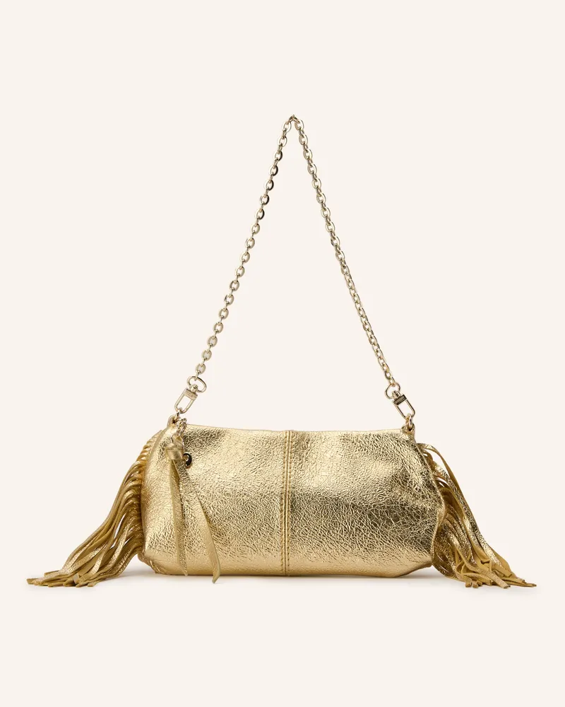 Maje Clutch Gold