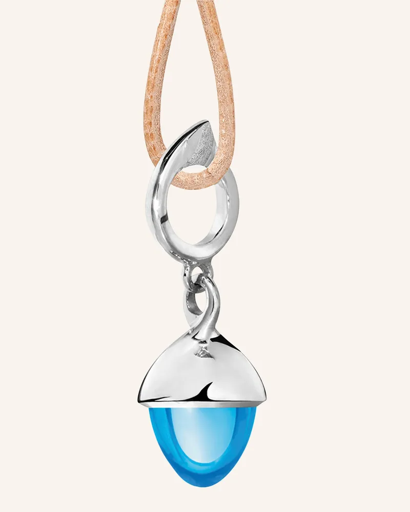 TAMARA COMOLLI Anhänger PENDANT MIKADO FLAMENCO SWISS TOPAZ Swiss Topas 18K Weißgold Weissgold