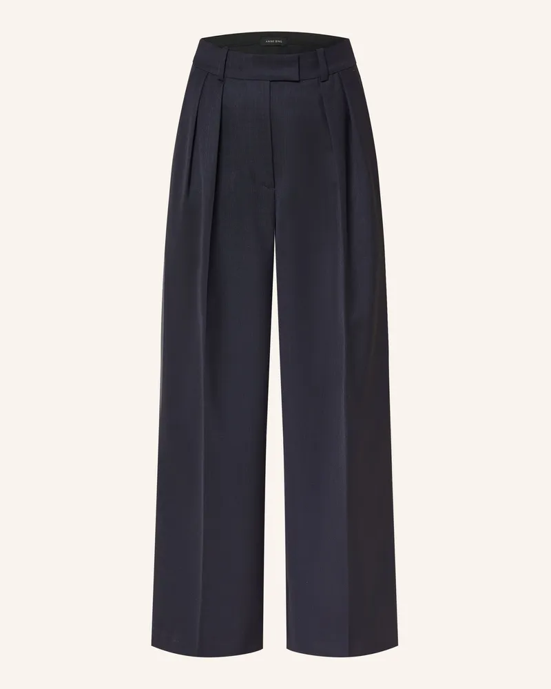 Anine Bing Marlenehose Lou blau Dunkelblau