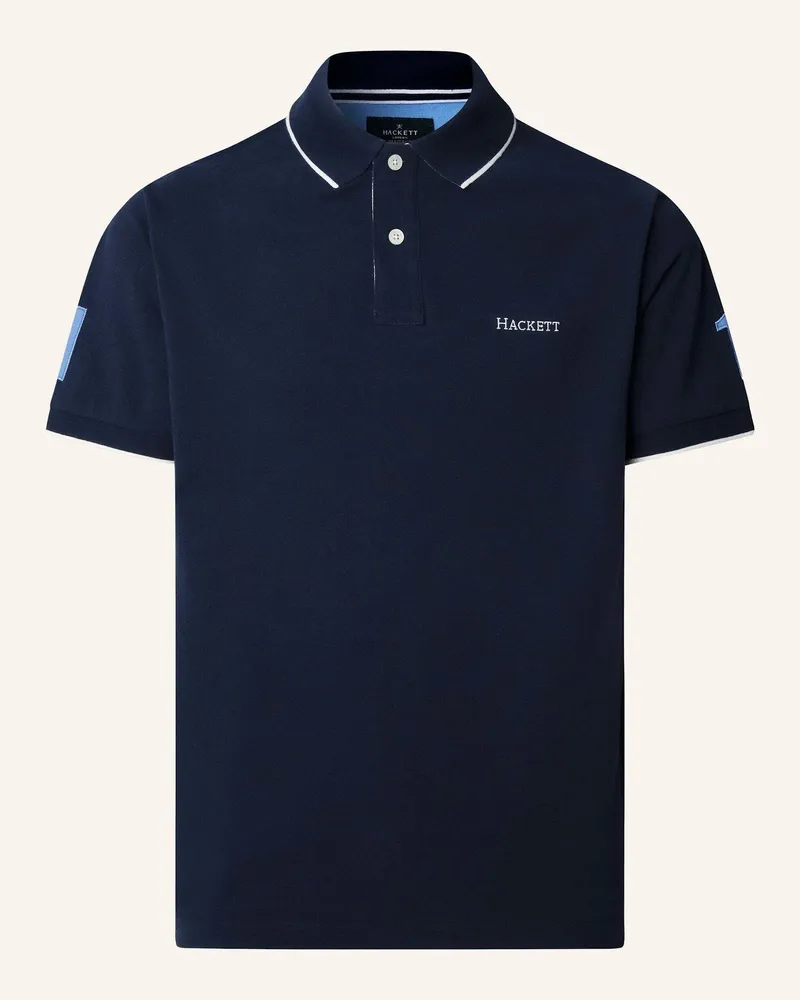 Hackett Poloshirt Heritage Nbr Bk Sash blau Blau