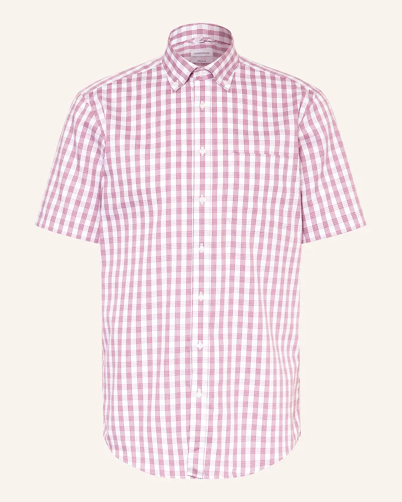 Seidensticker Kurzarm-Hemd Regular Fit Fuchsia